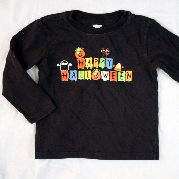 Other - Miniwear 48 Months Shirt Black "Happy Halloween"
